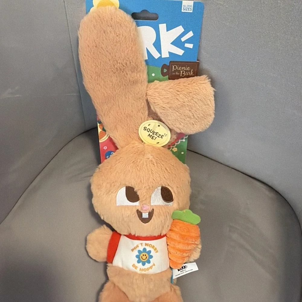 BARK Spring Picnic in the Bark Veggie Reggie Dog Animal Plush Toy For All Dog Sz